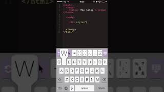 Codeanywhere iOS app (iPhone)