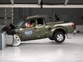 2005 Nissan Frontier moderate overlap IIHS crash test