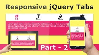 How to Create Simple jQuery Tabs - Responsive Tabs using Css and jQuery - Part 2
