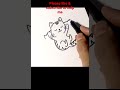 Draw a cute sleepy cat, tag to your lazy friend #shorts #drawing #cartoon #cute #kids #easy #art