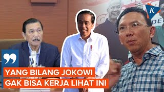 Semprot Ahok, Luhut: Yang Bilang Jokowi Enggak Bisa Kerja, Lihat dengan Kepalanya Ini!