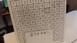 100 square for adding 2 digit numbers
