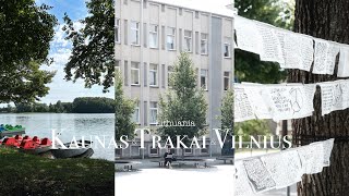 KAUNAS, TRAKAI \u0026 VILNIUS VLOG | 5 days in Lithuania | Modern architecture, Castles, Uzupis and more