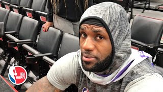 LeBron discusses his groin injury, isn't concerned about Kyle Kuzma's trainer's comments | NBA Sound