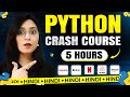 Python Complete Crash Course in Hindi | 5 Python Projects