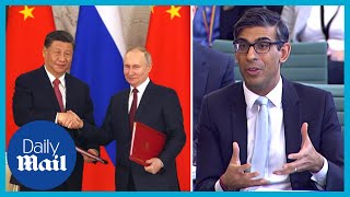 Rishi Sunak urges Xi Jinping to stop Putin's war in Ukraine