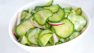 Easy Cucumber Salad Recipe