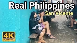 Unbelievable Neighborhood | Walk Inside Alley Life in SAN VICENTE Metro Manila Philippines [4K] 🇵🇭