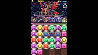 【パズドラ】神々の王 カリラ×天使ルシファー【ノーコン】