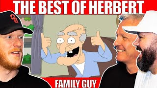 Family Guy The Best of Herbert REACTION | OFFICE BLOKES REACT!!