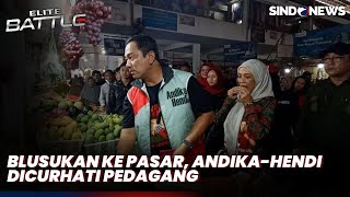 Kembali Blusukan, Andika-Hendi Serap Aspirasi Pedagang di Pasar Tradisional Kebumen