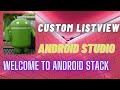 Custom ListView in Android with Image and Text|Custom ListView with BaseAdapter|Custom ListView-Easy