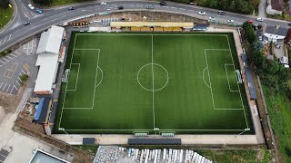 Worksop Town FC, 4th Oldest Club In The World, Sandy Lane Ground - 4K Drone Footage