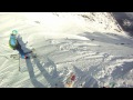 skiing swiss pow