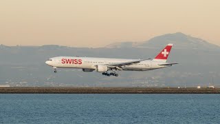 10 MINUTES of GOLDEN HOUR TAKEOFFS AND LANDINGS AT SFO