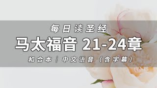 读圣经｜《马太福音》21-24章读经合辑｜中文语音（和合本，含字幕）｜每日读圣经