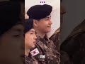 태형이와 남준이가 같은 프레임에 있네요 taehyung rm military