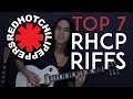 Top 7 Red Hot Chili Peppers Guitar Riffs - Guitar Tutorial Lesson