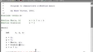 0904 C programming Macros