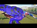 🦖jurassic world evolution 2 superman megalodon spinosaurus cameroceras dinosaurs fight