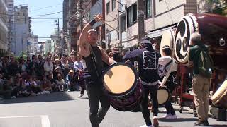 2018年浅草三社祭　染太郎前にて　天城連峰太鼓①「鳳（おおとり）」