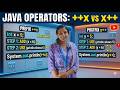 Java Operators Made Easy🔥| Prefix vs Postfix (++i vs i++) Explained with Examples