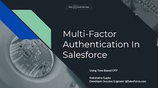 Multi-Factor Authentication | 2FA Authentication | Salesforce Authenticator App