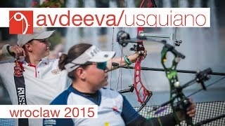 Avdeeva v Usquiano – Compound Women's Gold Final | Wroclaw 2015