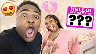 OUR  BABY NAME REVEAL 💕