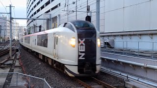 E259系特急成田エクスプレス51号成田空港行き横浜駅到着  Ser E259 Ltd Exp N' EX No. 51 for Narita Airport arr at Yokohama Sta