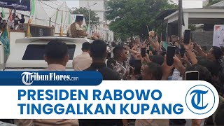 Usai Buka Tanwir dan Milah Muhammadiyah, Presiden Prabowo Tinggalkan Kupang, Lusia Senang Dapat Baju