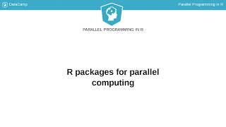 R Tutorial: R packages for parallel computing
