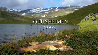 Solo Hike and Fishing in Jotunheimen: Capturing Sunrise and Trout in Norway's Wilderness 4K