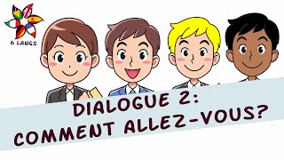 Dialogue 2 - Comment allez-vous? (A1)  [Practice French for free online]