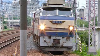 【4K】 EF66-27 吹A30運用 立花駅にて撮影  2019/7/24