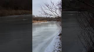 Humber River is Frozen