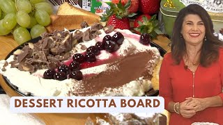 Make An Easy and Delicious No-Bake Dessert Ricotta Board For Your New Year's Party!