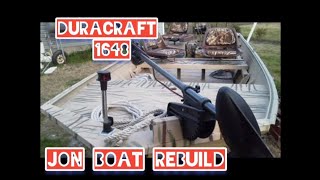 Jon Boat Turned Into One Bad Fishing And Duck Hunting Machine : Duracraft 1648 Restore /  Rebuild