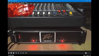 Review Power Amplifier Peavey CS3000 8 ohm 650 x 2 (1300 watts)