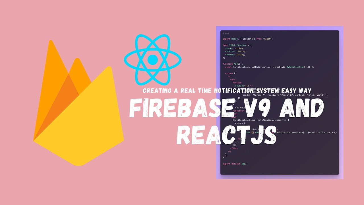 Firebase V9 And ReactJs Realtime Notification: Easiest Way #startup # ...