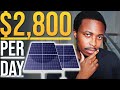 Generate $2,800 Per Day From Your Solar Farm | Business Idea | How To Start a Solar Farm Business