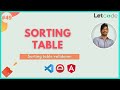 Sorting - Table | Protractor Tutorial | LetCode