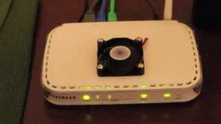 Netgear DG834Gv5 ADSL2+ Modem Router Cooling Mod