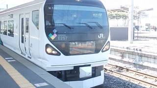 塩尻駅発車シーン　あずさ３号南小谷行