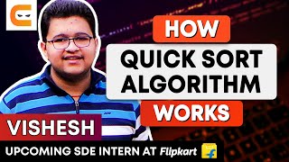 How Quick Sort Works | Quick Sort Algorithm And Code | Array Sorting Algorithms By Coding Ninjas