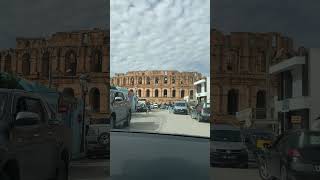 Tunisia . The coliseum  in El Jem city. ❤️🇹🇳