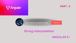 String Interpolation in Angular | Simple Explanation with Examples #angulardatabinding.