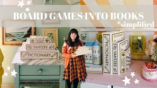 Can board games games be pretty?! How to turn them into books (simple version)