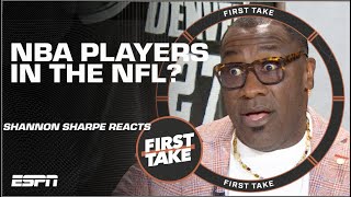 Shannon Sharpe’s VERY ANIMATED over whether NBA players can play in the NFL 🍿 |
