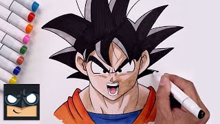 How To Draw Goku | Draw & Color Tutorial